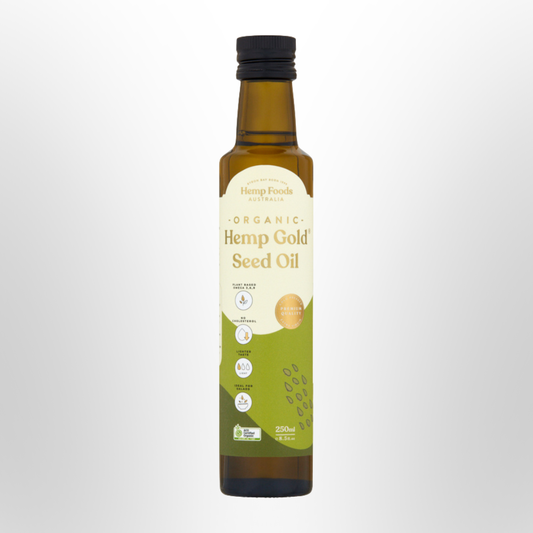 HEMP FOODS AUSTRALIA Hemp Gold Seed Oil Organic 250ml
