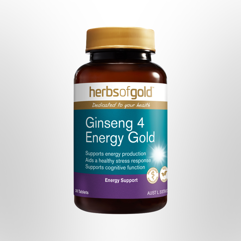 HOG Ginseng 4 Energy Gold 30 Tablets