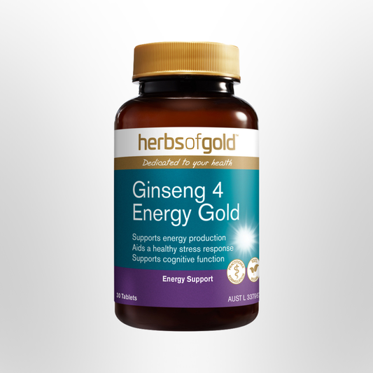 HOG Ginseng 4 Energy Gold 30 Tablets