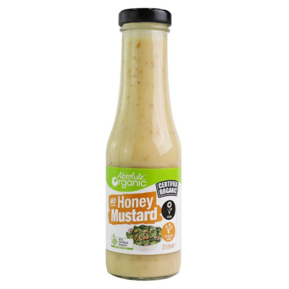 No Honey Mustard Dressing Organic 310g ABSOLUTE ORGANIC