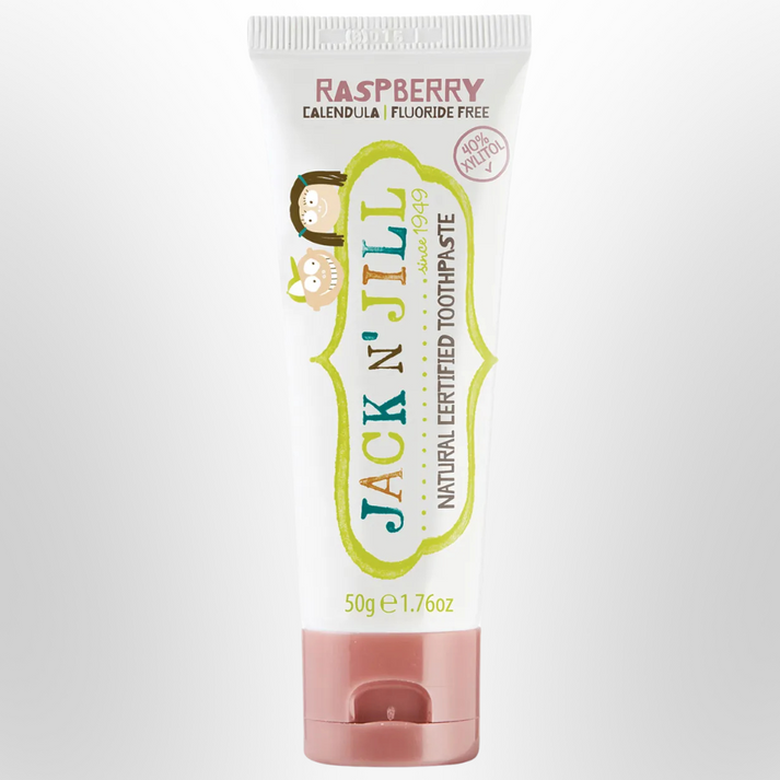JACK N JILL Toothpaste (Children) Raspberry 50g – Soltree Wholefoods