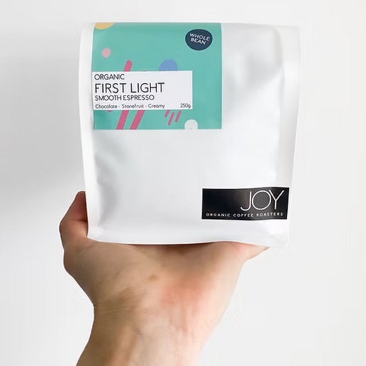 JOY Organic Coffee Beans First Light 250g