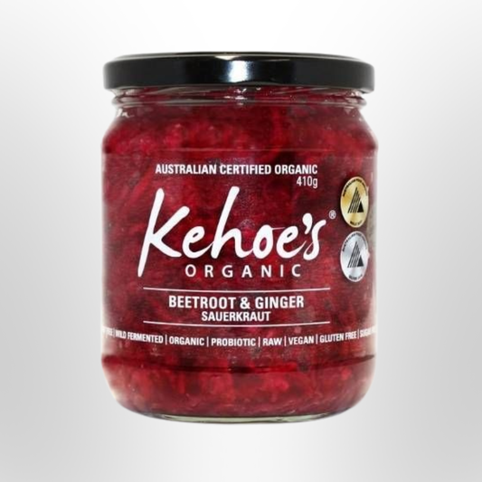 KEHOES Beetroot & Ginger Sauerkraut Organic 410g