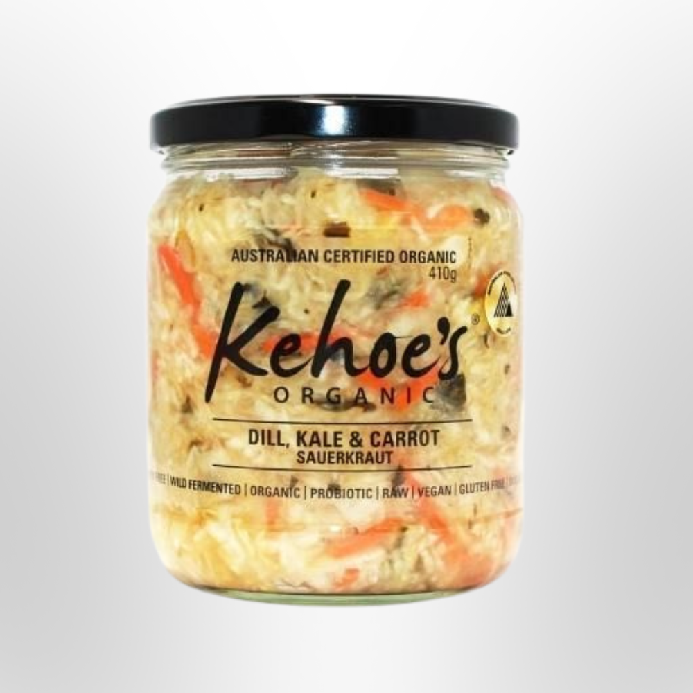 KEHOES Dill, Kale & Carrot Sauerkraut Organic 410g