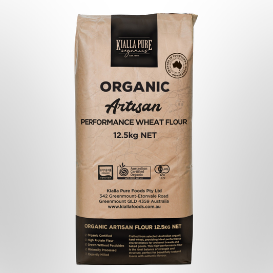 KIALLA Artisan White Bakers Flour ORGANIC 12.5kg