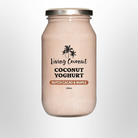 LIVING COCONUT Yoghurt Dutch Cacao & Maple 500ml