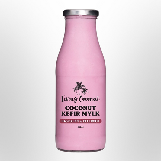 LIVING COCONUT Kefir Raspberry & Beetroot