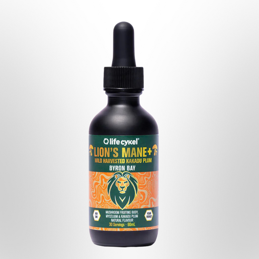 LIFE CYKEL Lions Mane + Wild Harvested Kakadu Plum 60ml