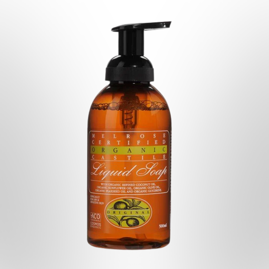 MELROSE Organic Castile Liquid Soap Original Pump 500ml