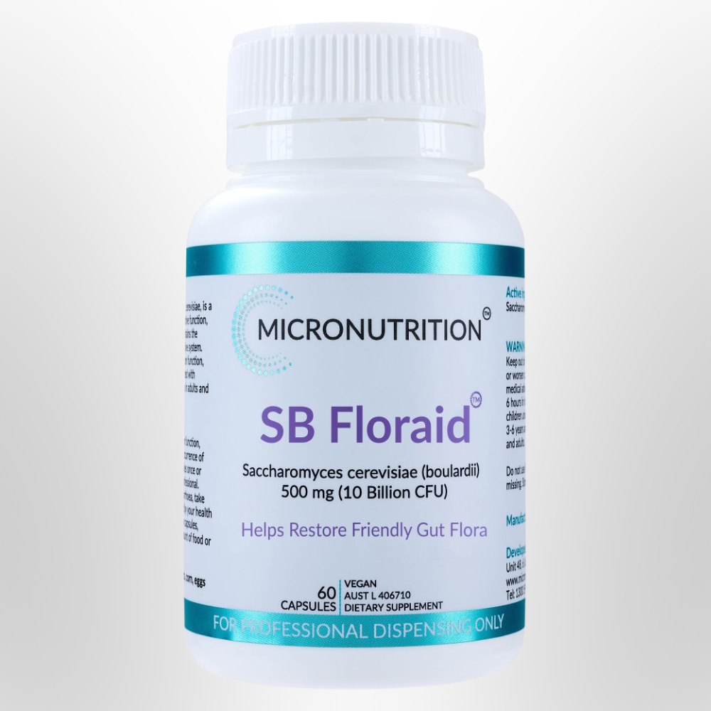 MICRONUTRITION SB Floraid (Saccharomyces boulardii) 60 Caps