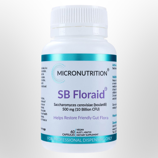MICRONUTRITION SB Floraid (Saccharomyces boulardii) 60 Caps