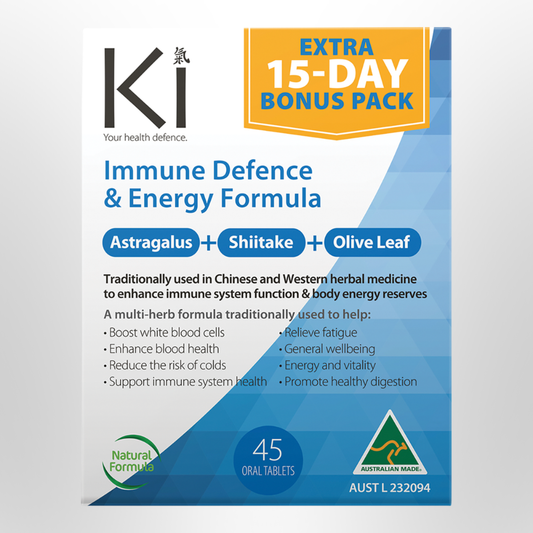 M&P Ki Immune Defence & Energy Formula 45 Tabs