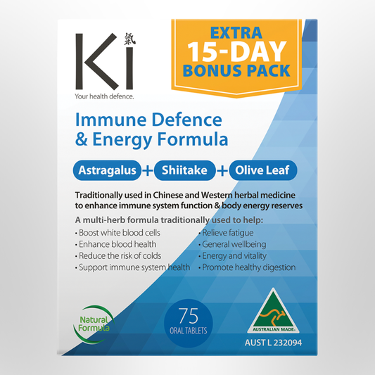M&P Ki Immune Defence & Energy Formula 75 Tabs
