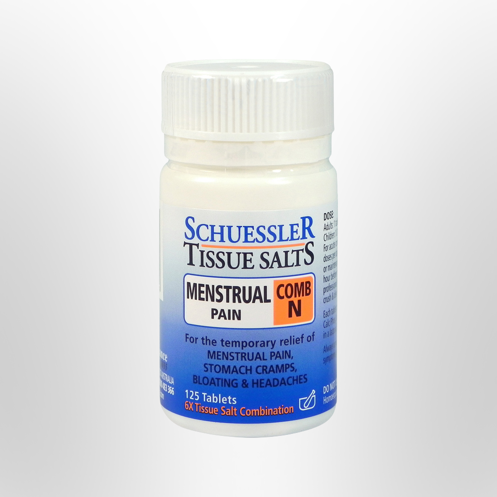 M&P Tissue Salts Comb N Menstrual Pain 125 tabs