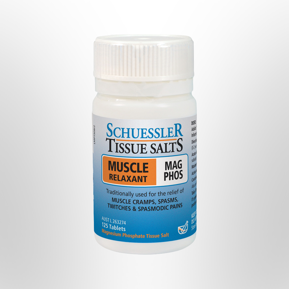 M&P Tissue Salts Mag Phos Muscle Relax 125 tabs