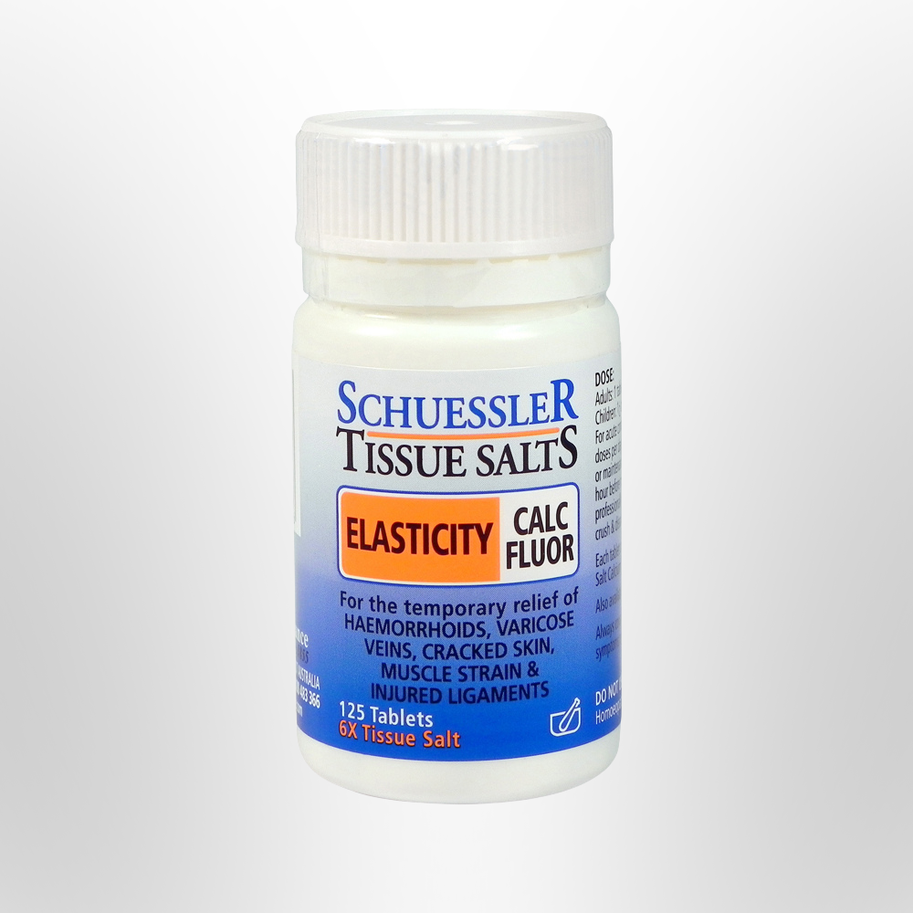 M&P Tissue Salts Calc Fluor Skin Elasticity 125 Tabs
