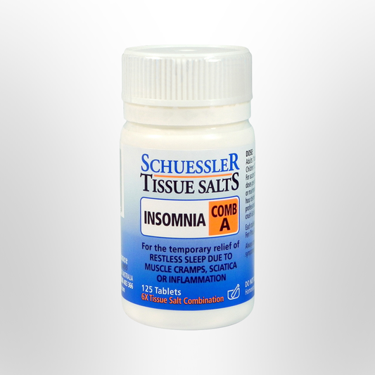 M&P Tissue Salts Comb A Insomnia 125 tabs