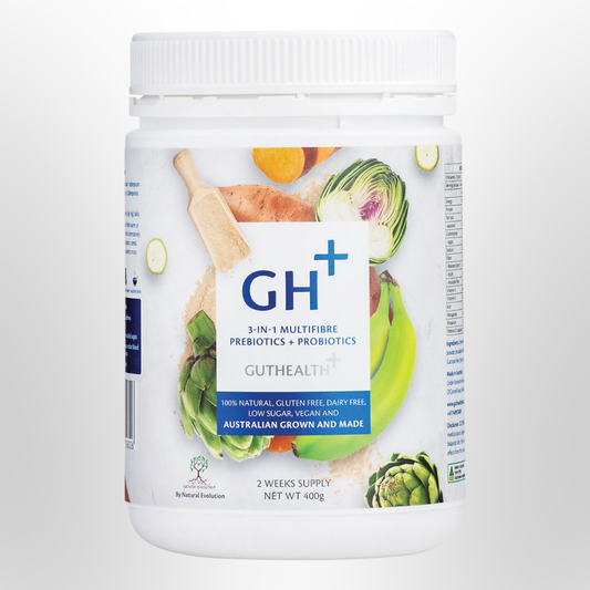 NATURAL EVOLUTION GH+ 3 in 1 Multifibre Prebiotics + Probiotics 400g