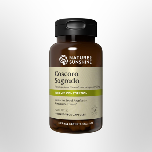 NATURES SUNSHINE Cascara Sagrada 400mg 100 Caps