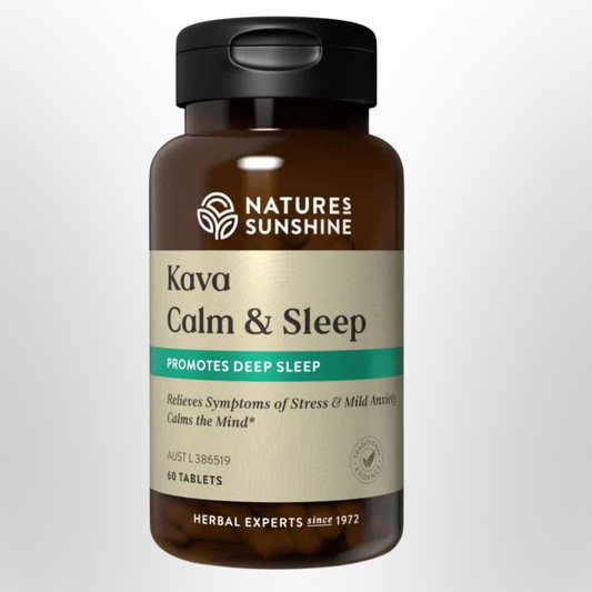 NATURES SUNSHINE Kava Calm & Sleep 60 Tabs