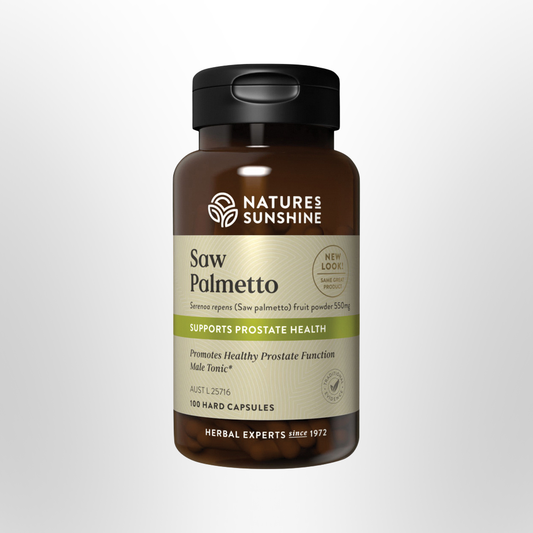 NATURES SUNSHINE Saw Palmetto 550mg 100 Caps