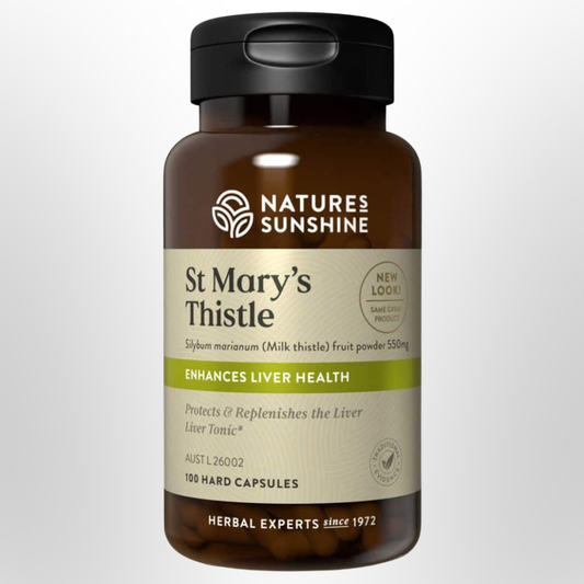 NATURES SUNSHINE St Mary's Thistle 550mg 100Caps