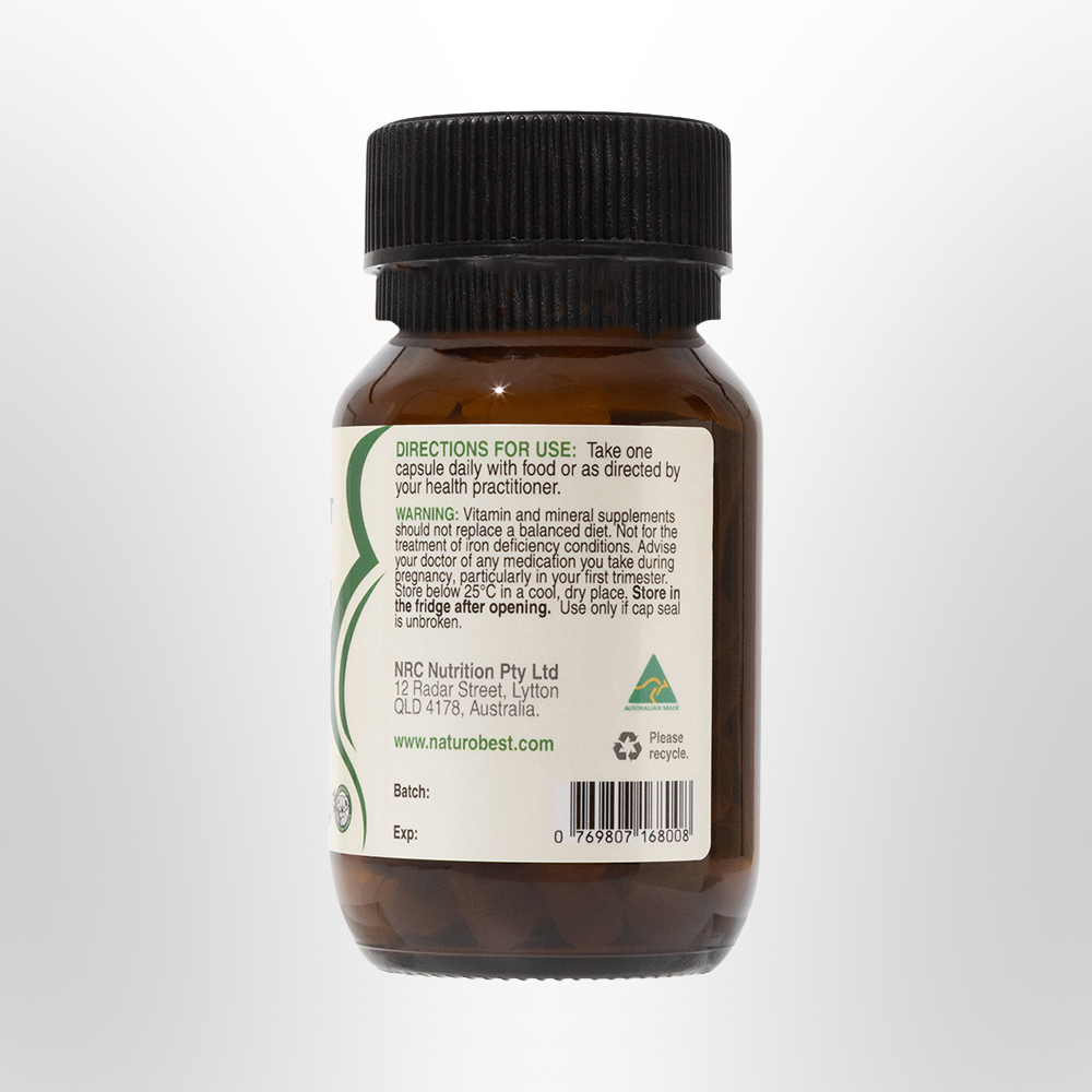 NATUROBEST Iron & Brain Support 30 Caps