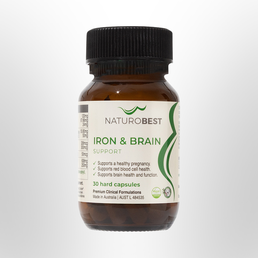 NATUROBEST Iron & Brain Support 30 Caps