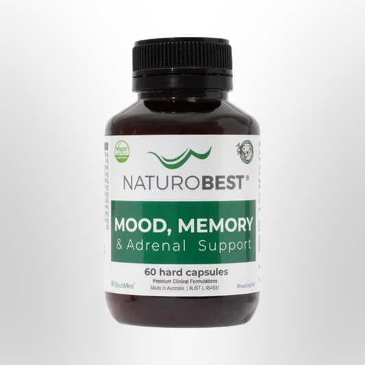 NATUROBEST Mood, Memory & Adrenal Support 60 Caps