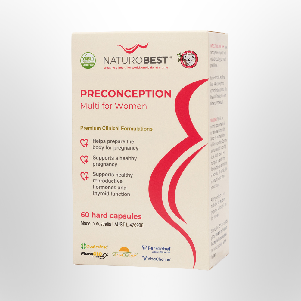 NATUROBEST Preconception Multi for Women 60 Caps