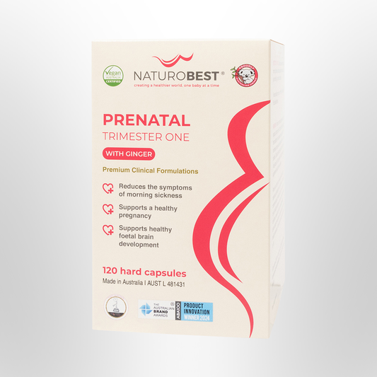 NATUROBEST Prenatal Trimester One w/ Ginger 120 Caps