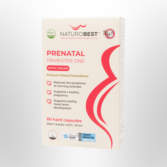 NATUROBEST Prenatal Trimester One w/ Ginger 60 Caps
