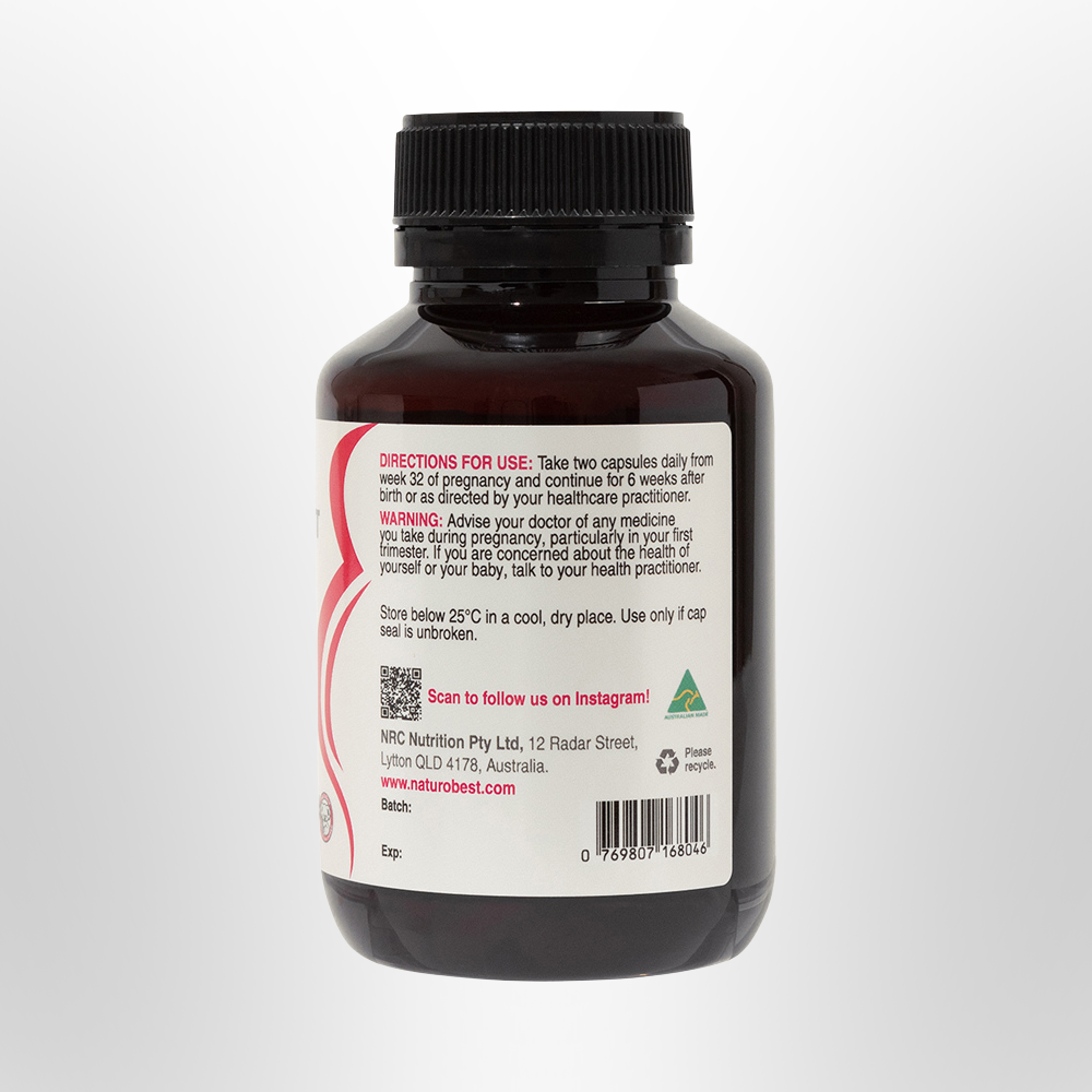 NATUROBEST Birth Prep & Recovery 60 Caps