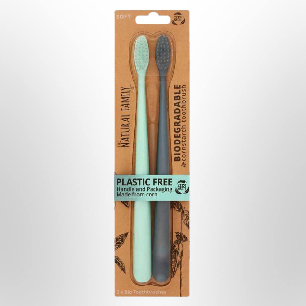 NFCO Biodegradable Toothbrush Twin Pack