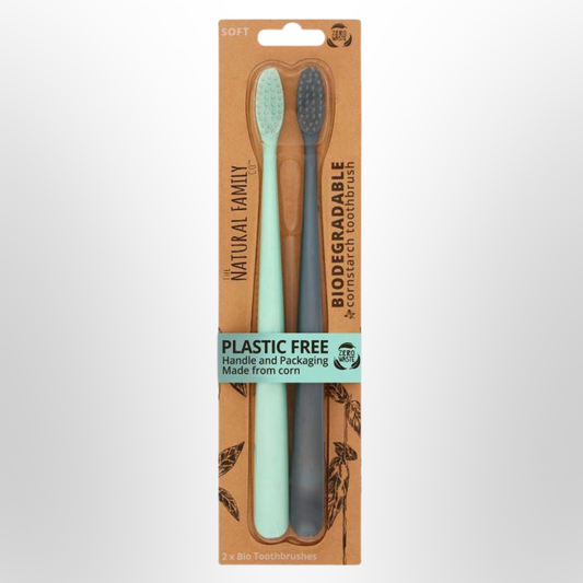 NFCO Biodegradable Toothbrush Twin Pack