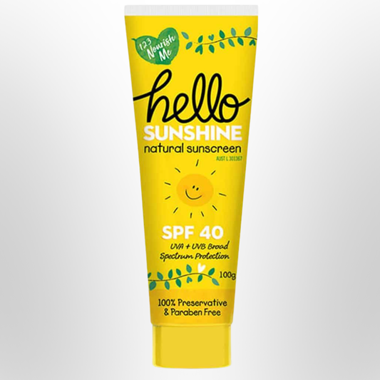 123 NOURISH ME Hello Sunshine Sunscreen SPF40 100g