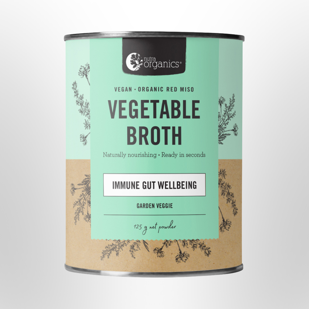 NUTRA ORGANICS Garden Veggie Vegetable Broth Powder 125g