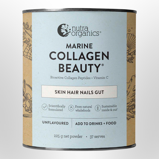 NUTRA ORGANICS Marine Collagen Beauty Unflavoured 225g
