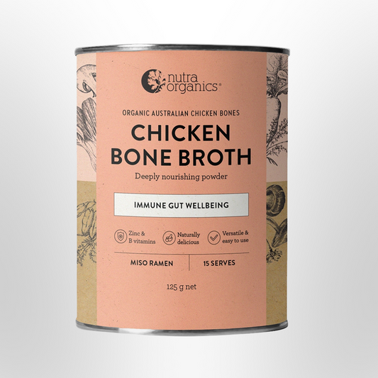 NUTRA ORGANICS Miso Ramen Chicken Bone Broth Powder 125g