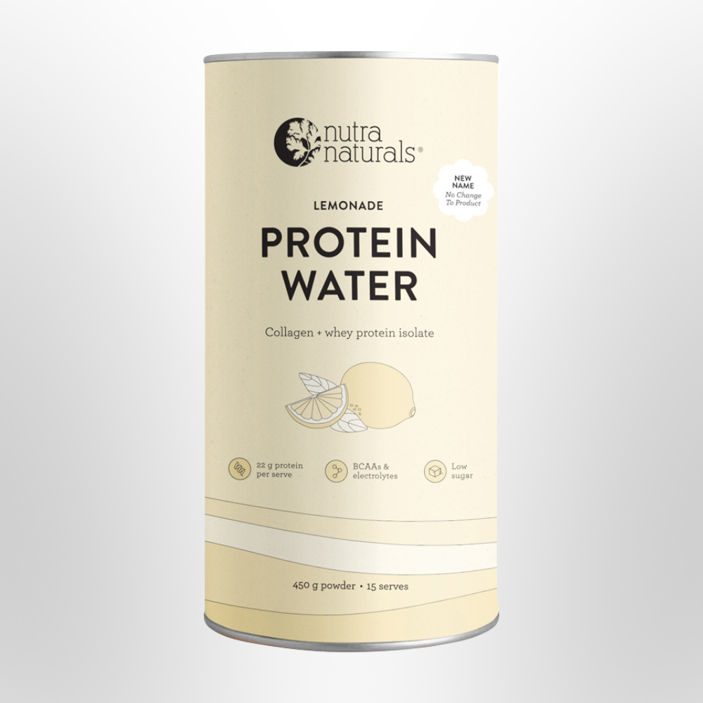 NUTRA ORGANICS Protein Water Collagen + Whey Protein Isolate Lemonade 450g