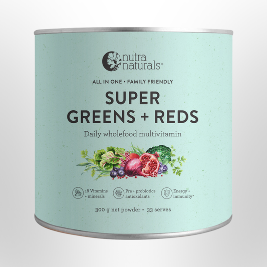 NUTRA ORGANICS Super Greens + Reds 300g