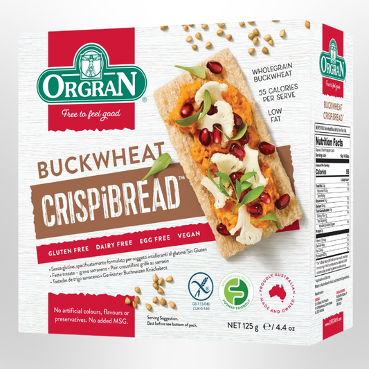 ORGRAN Toasted Buckwheat Crispibread 125g