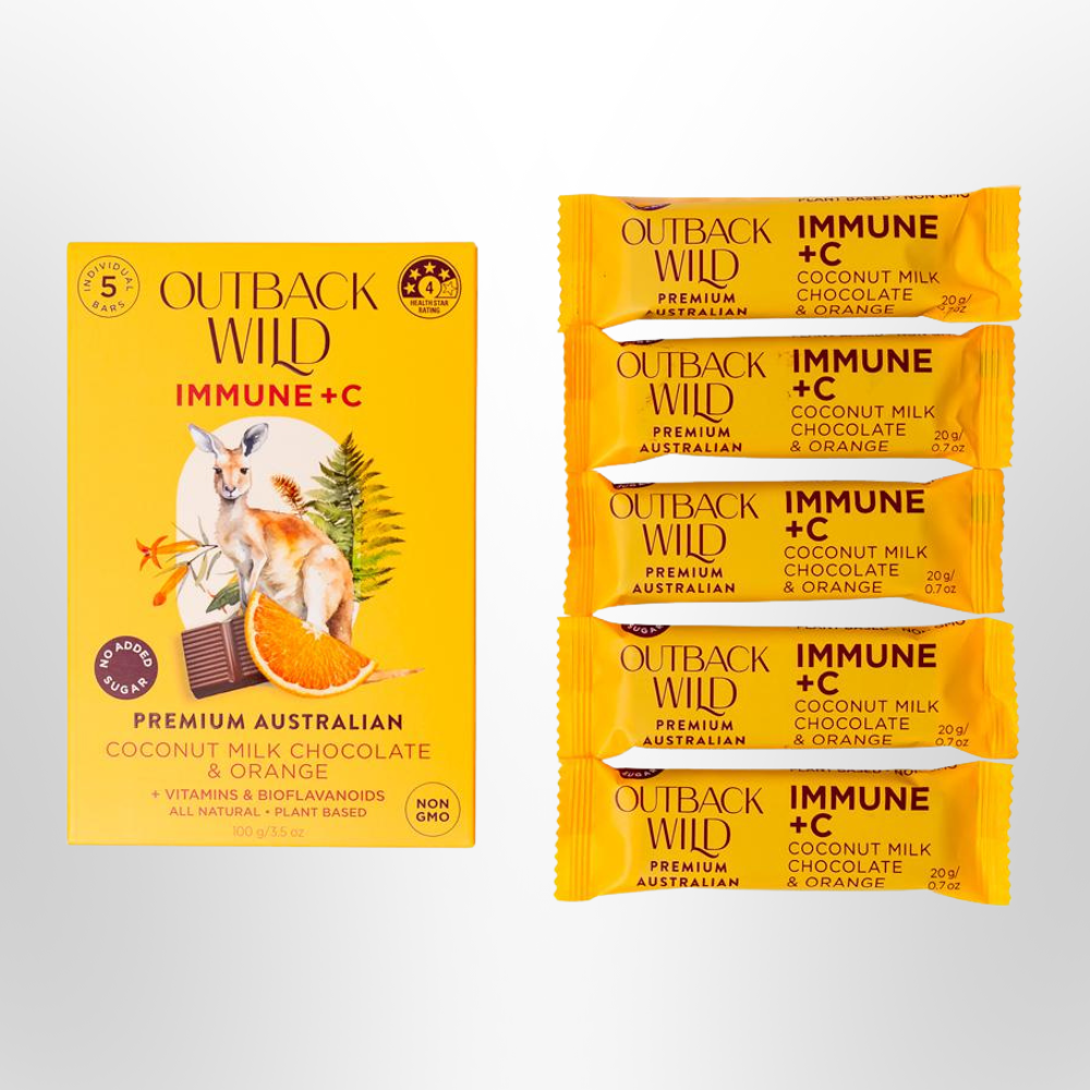 OUTBACK WILD IMMUNE Coconut Milk Chocolate & Orange 20g x 5pk