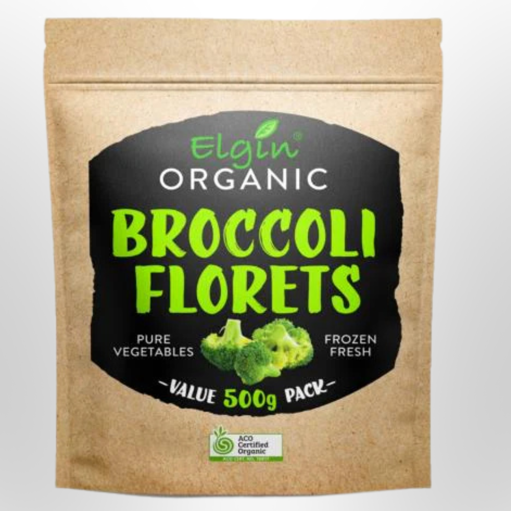Broccoli Florets Organic 500g ELGIN