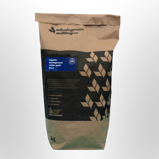 WMC Stoneground White Spelt Flour ORGANIC 5kg