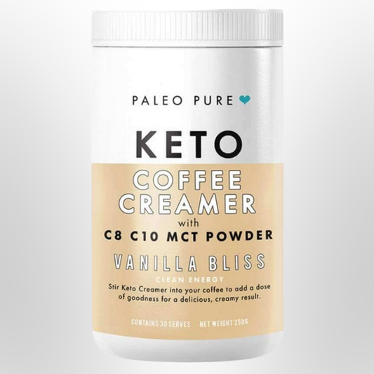 PALEO PURE Keto Coffee Creamer MCT Powder Vanilla Bliss 250g