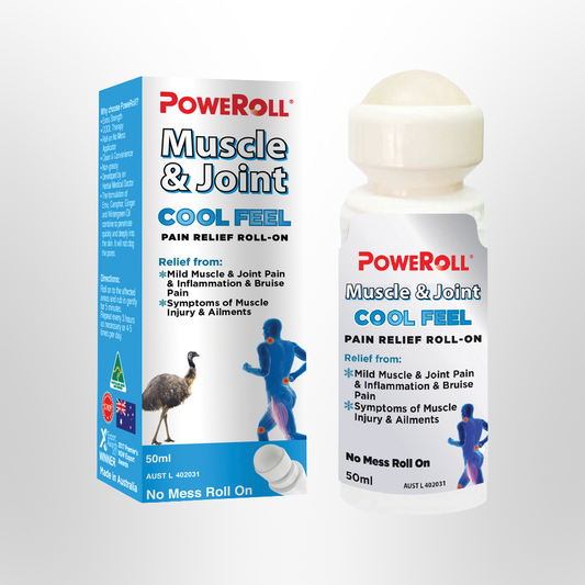 POWEROLL Muscle & Joint Cool Feel Pain Relief Oil Roll-On 50ml