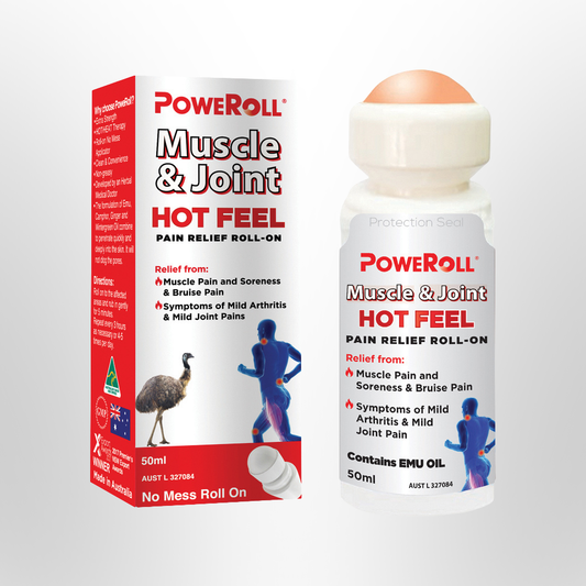POWEROLL Pain Relief Plus Oil Hot Feel Roll-On 50ml