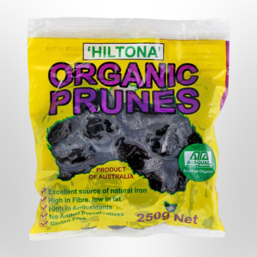 HILTONA Prunes Australian Organic 250g