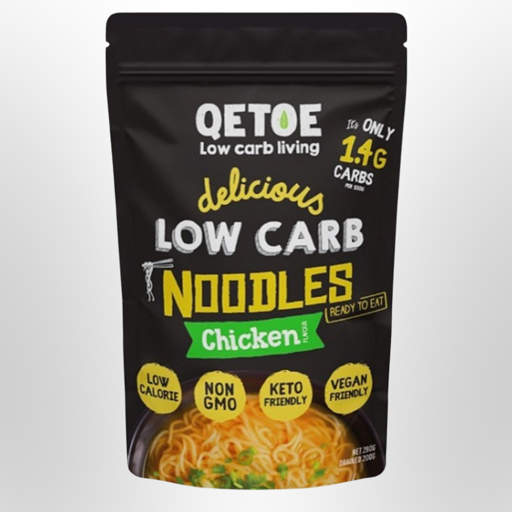 QETOE Low Carb Noodles Chicken 290g